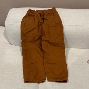 NWOT Hanna Andersson pants with fleece lined cuffs size 3T - runs large